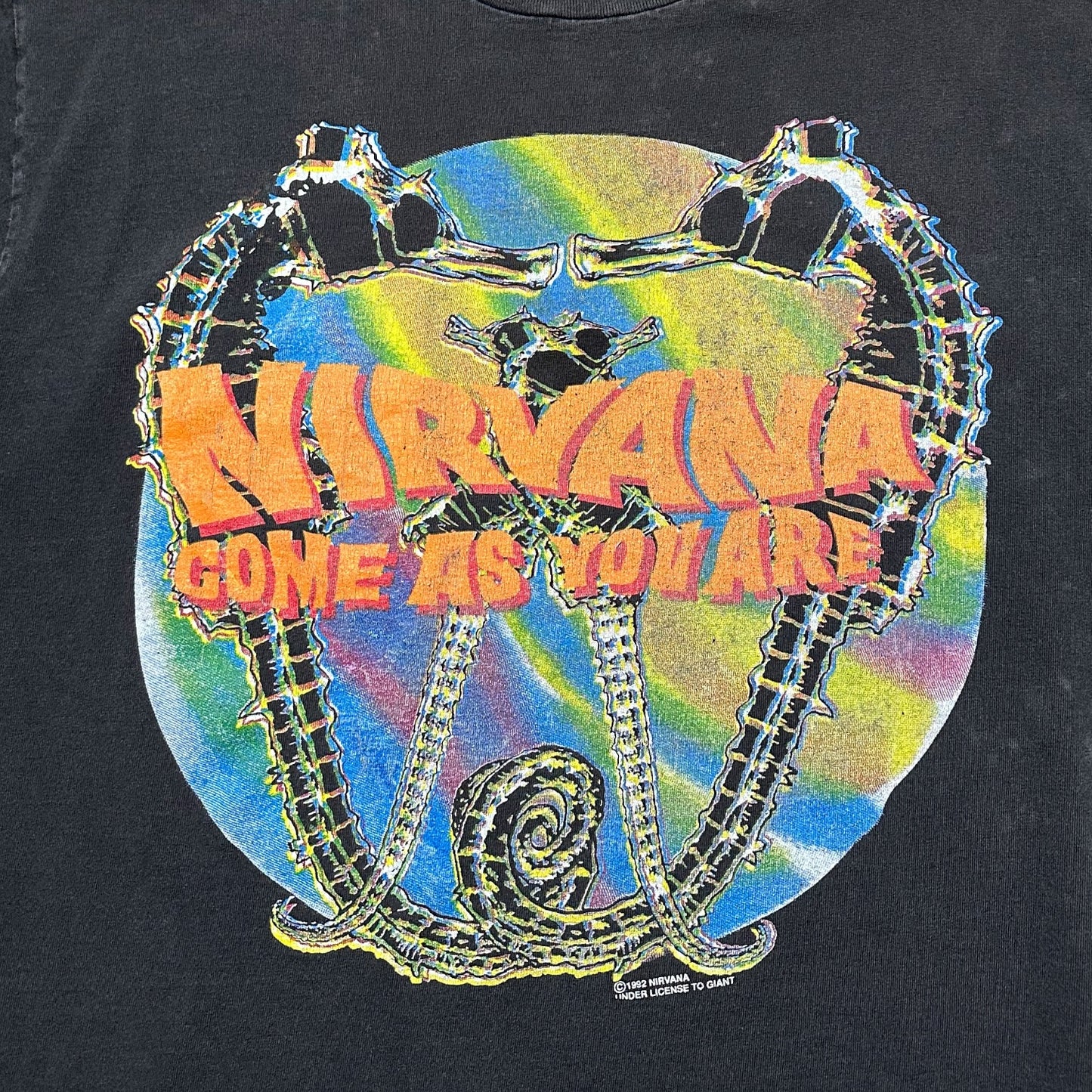 1992 Vintage Nirvana "Come As You Are" Shirt
