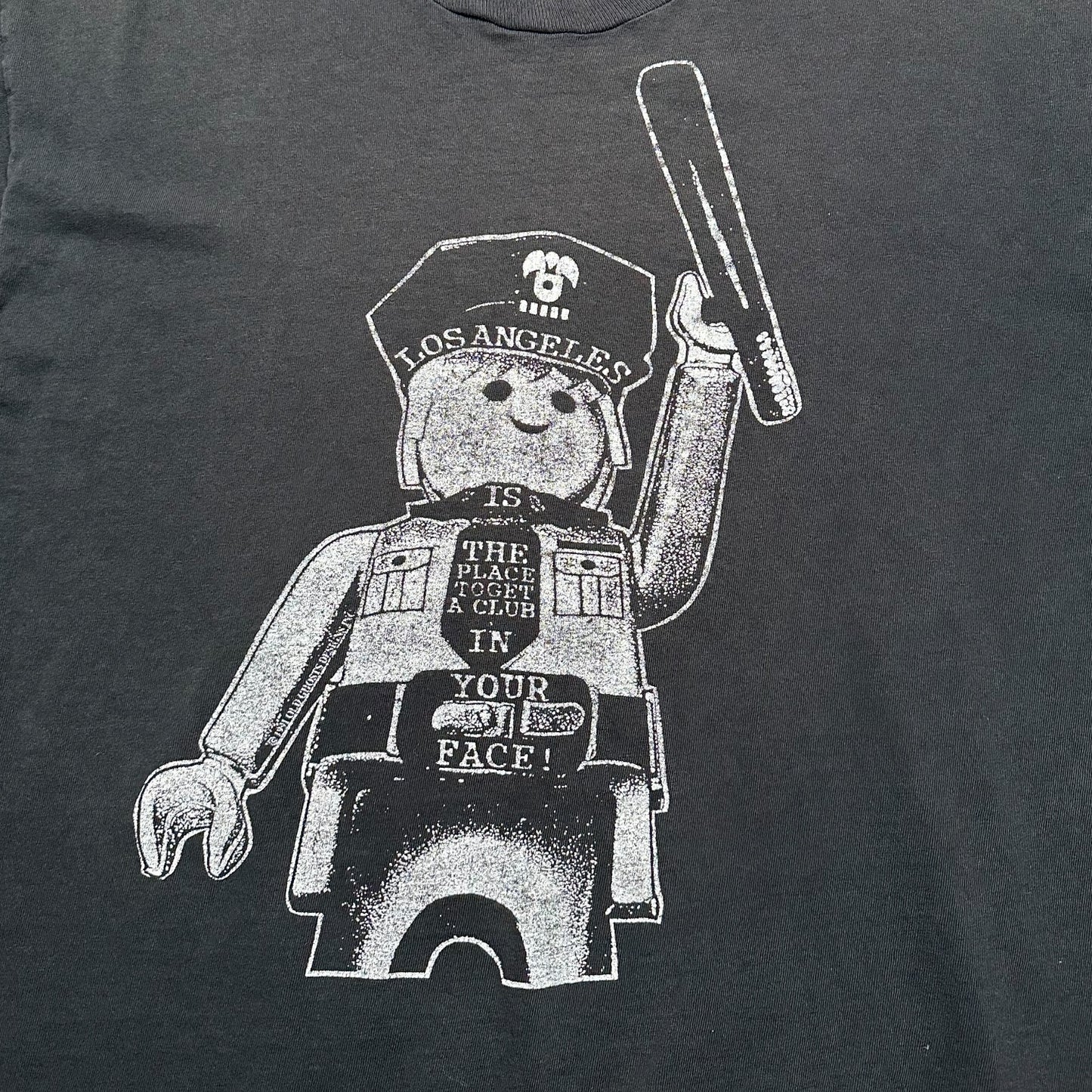 1991 Vintage Old Ghosts Designs "LA Cop" Shirt