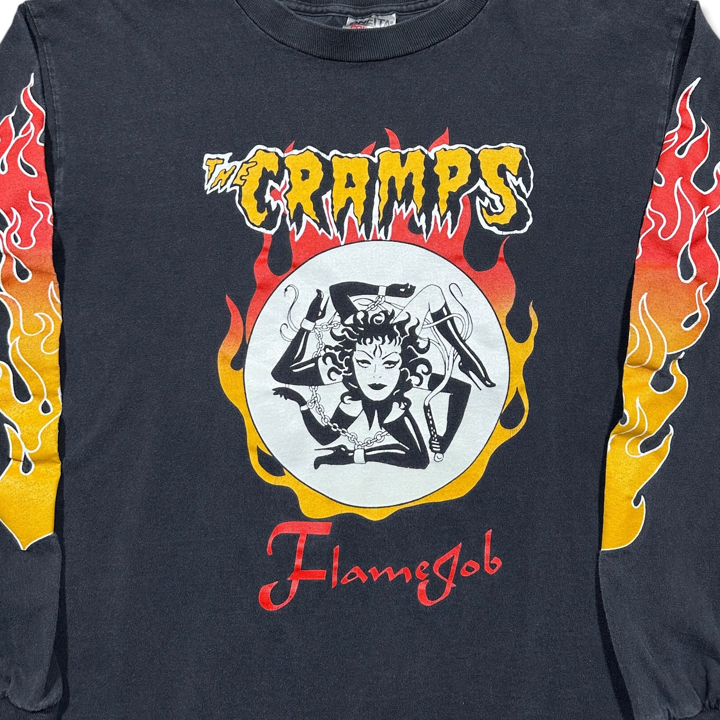 1994 Vintage The Cramps "Flamejob" Longsleeve Shirt