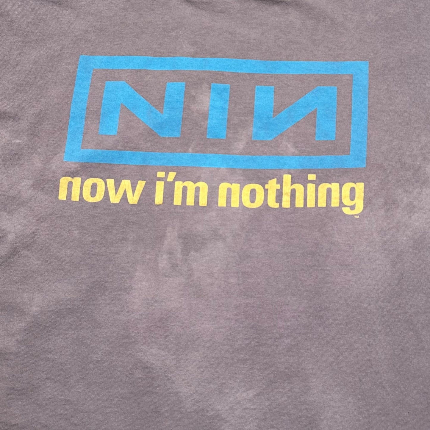1990s Vintage Nine Inch Nails "Now I'm Nothing" Shirt