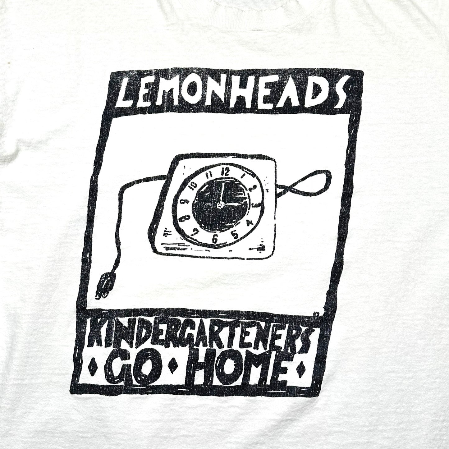 1990s Vintage Lemonheads "Kindergarteners Go Home" Shirt