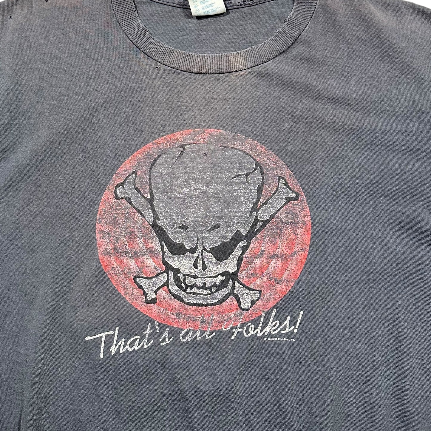 1996 Vintage Blah Blah Blah Skull Shirt