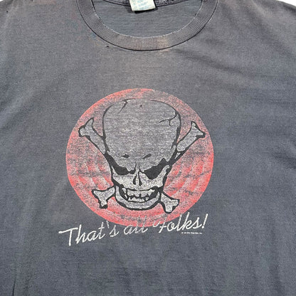 1996 Vintage Blah Blah Blah Skull Shirt