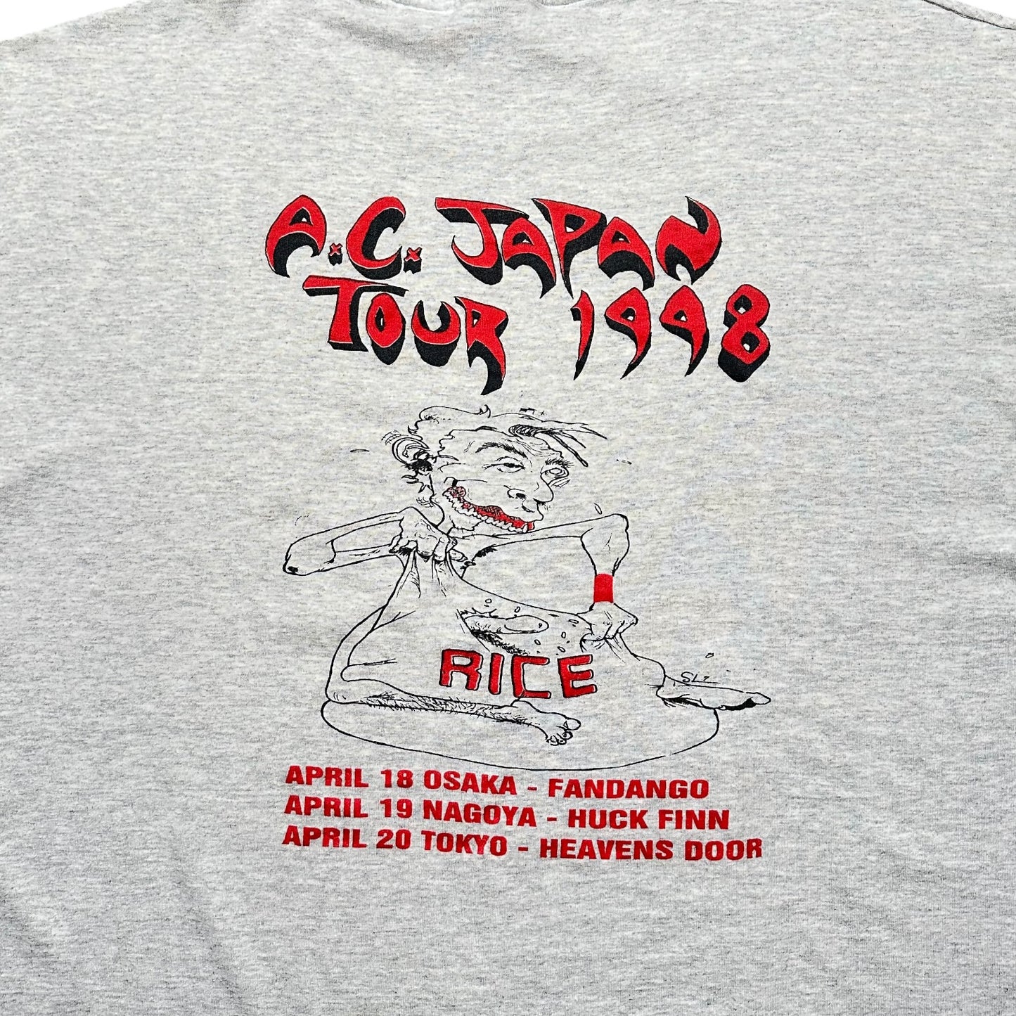 1998 Vintage Anal Cunt "Japan Tour" Shirt