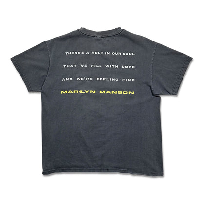 1998 Vintage Marilyn Manson "I Don't Like The Drug (But The Drug Likes Me)" Shirt