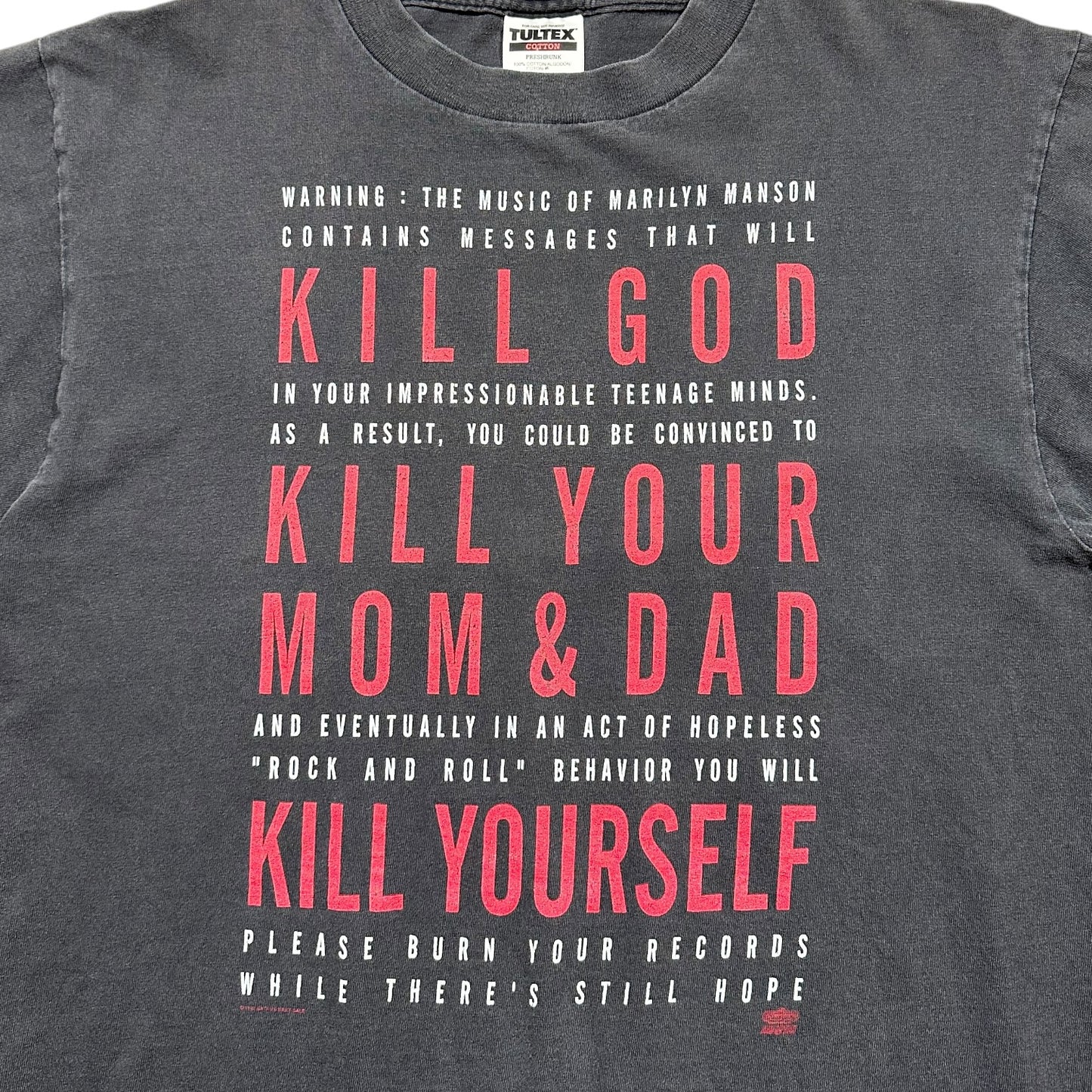 1994 Vintage Marilyn Manson "Kill God" Shirt