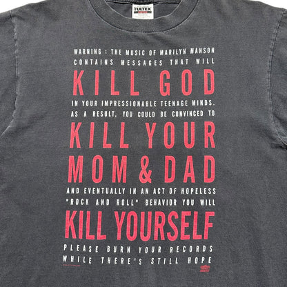 1994 Vintage Marilyn Manson "Kill God" Shirt