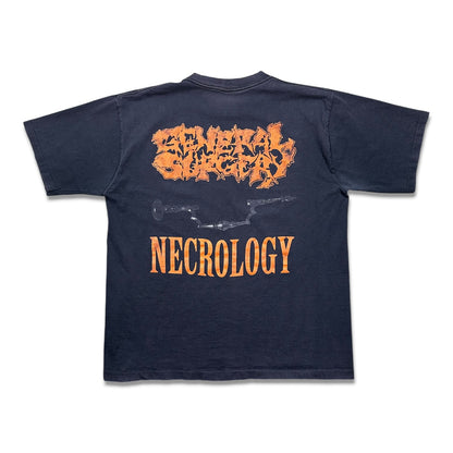 1990s Vintage General Surgery "Necrology" Shirt