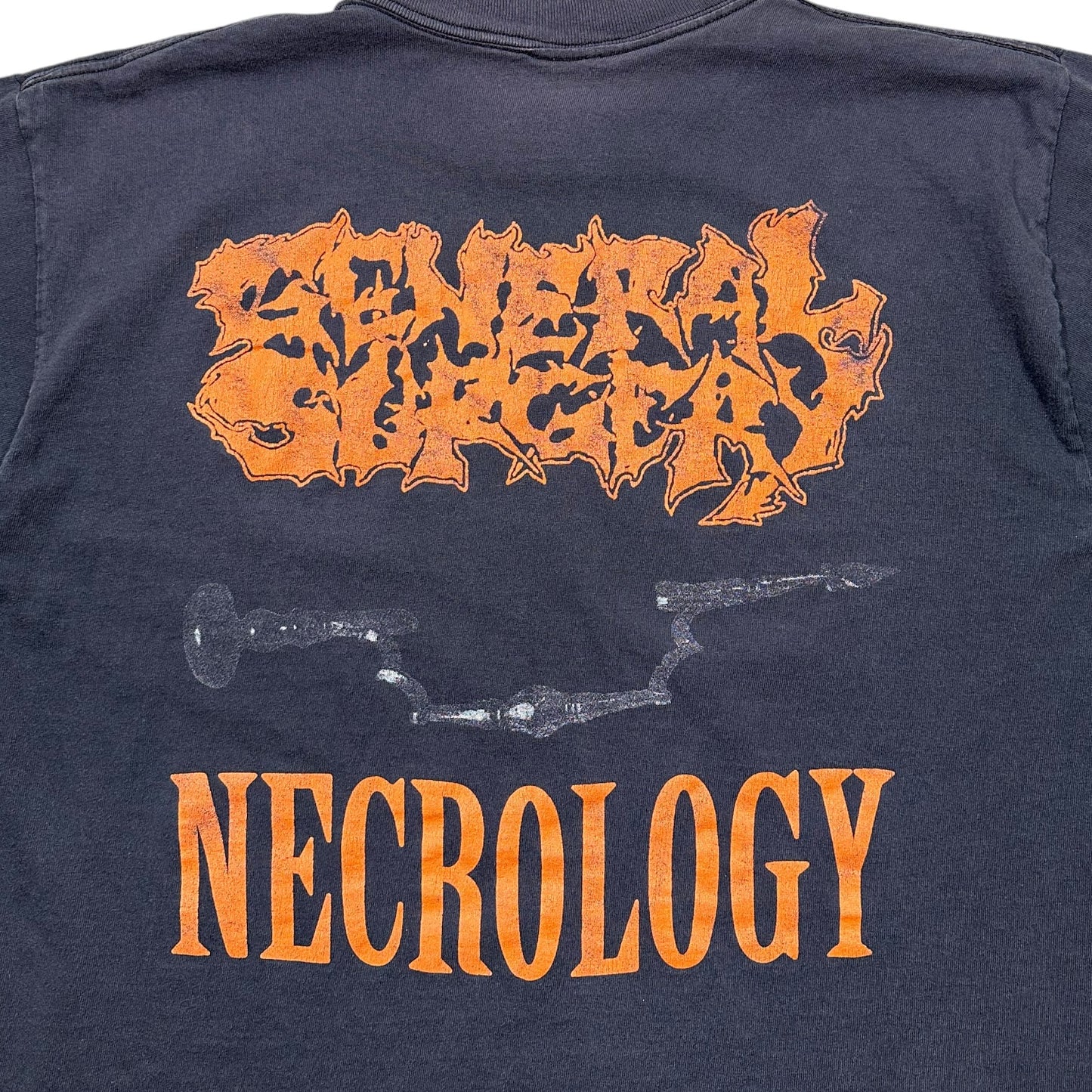 1990s Vintage General Surgery "Necrology" Shirt