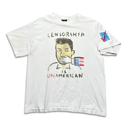 1990 Vintage Censorship Is UnAmerican Shirt