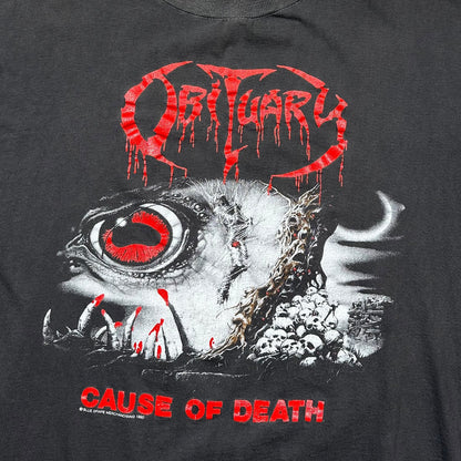 1990 Vintage Obituary North American Tour Shirt