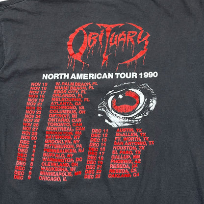 1990 Vintage Obituary North American Tour Shirt