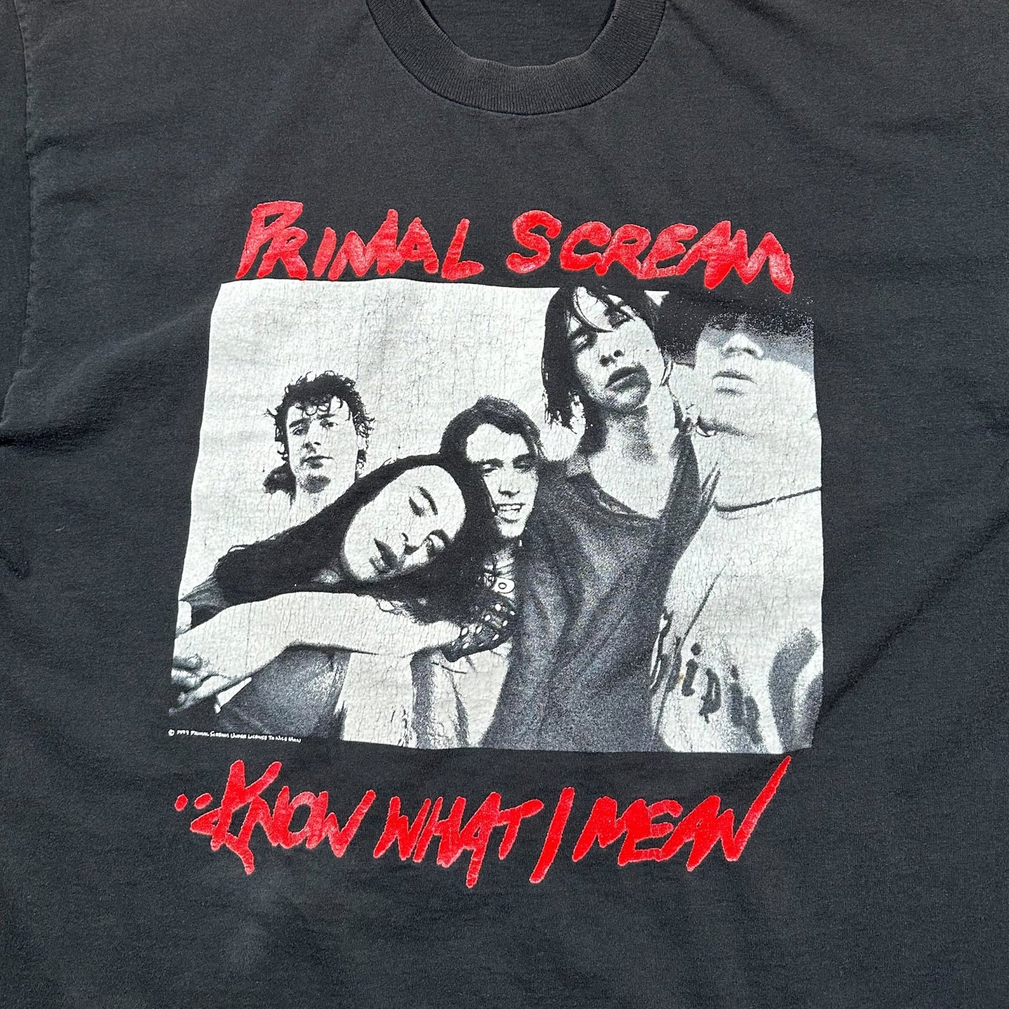 1994 Vintage Primal Scream "Know What I Mean" Shirt