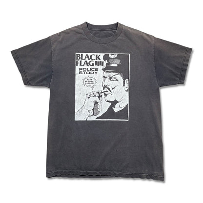 2000s Vintage Black Flag "Police Story" Shirt