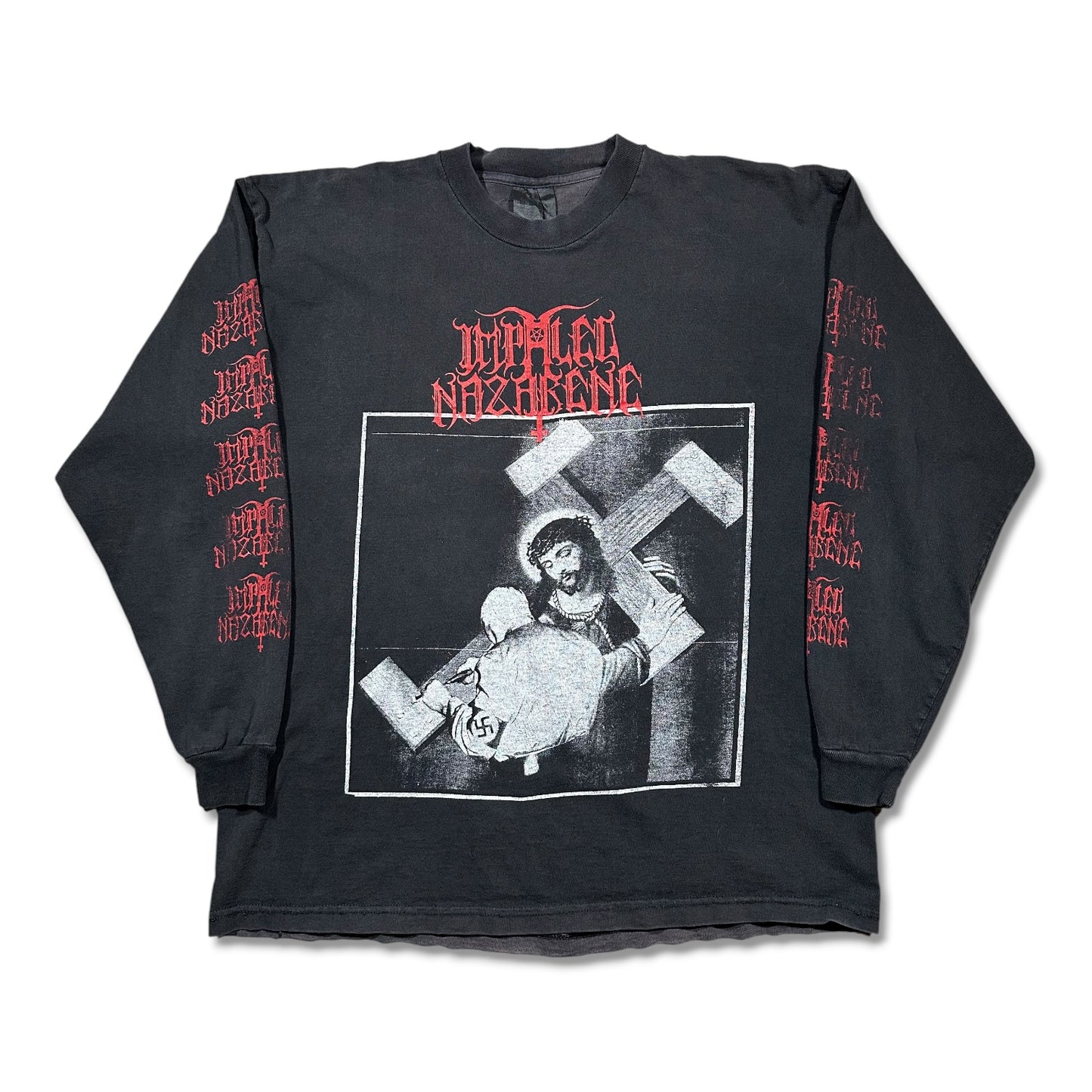 2000s Vintage Impaled Nazarene "Christ Is The Crucified Whore" Longsleeve Shirt