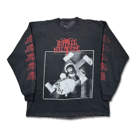 2000s Vintage Impaled Nazarene "Christ Is The Crucified Whore" Longsleeve Shirt