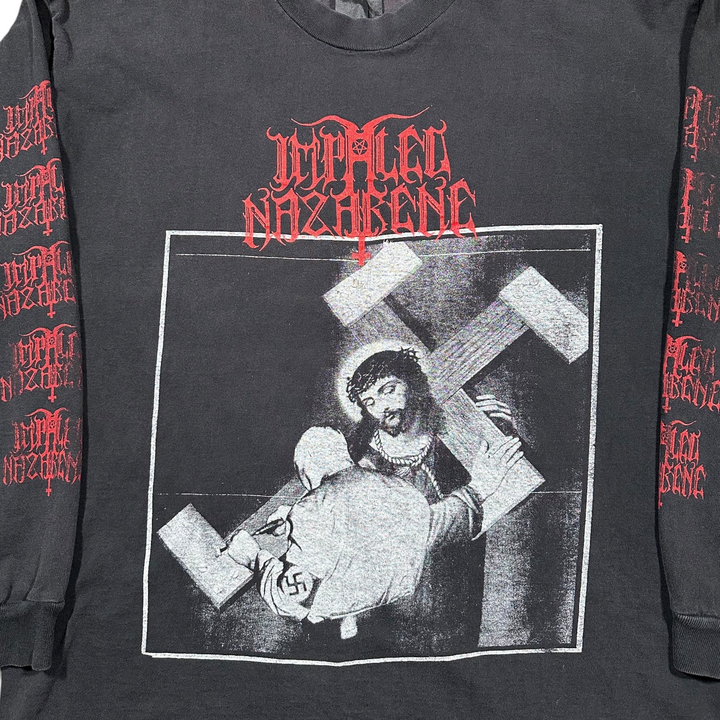 2000s Vintage Impaled Nazarene "Christ Is The Crucified Whore" Longsleeve Shirt