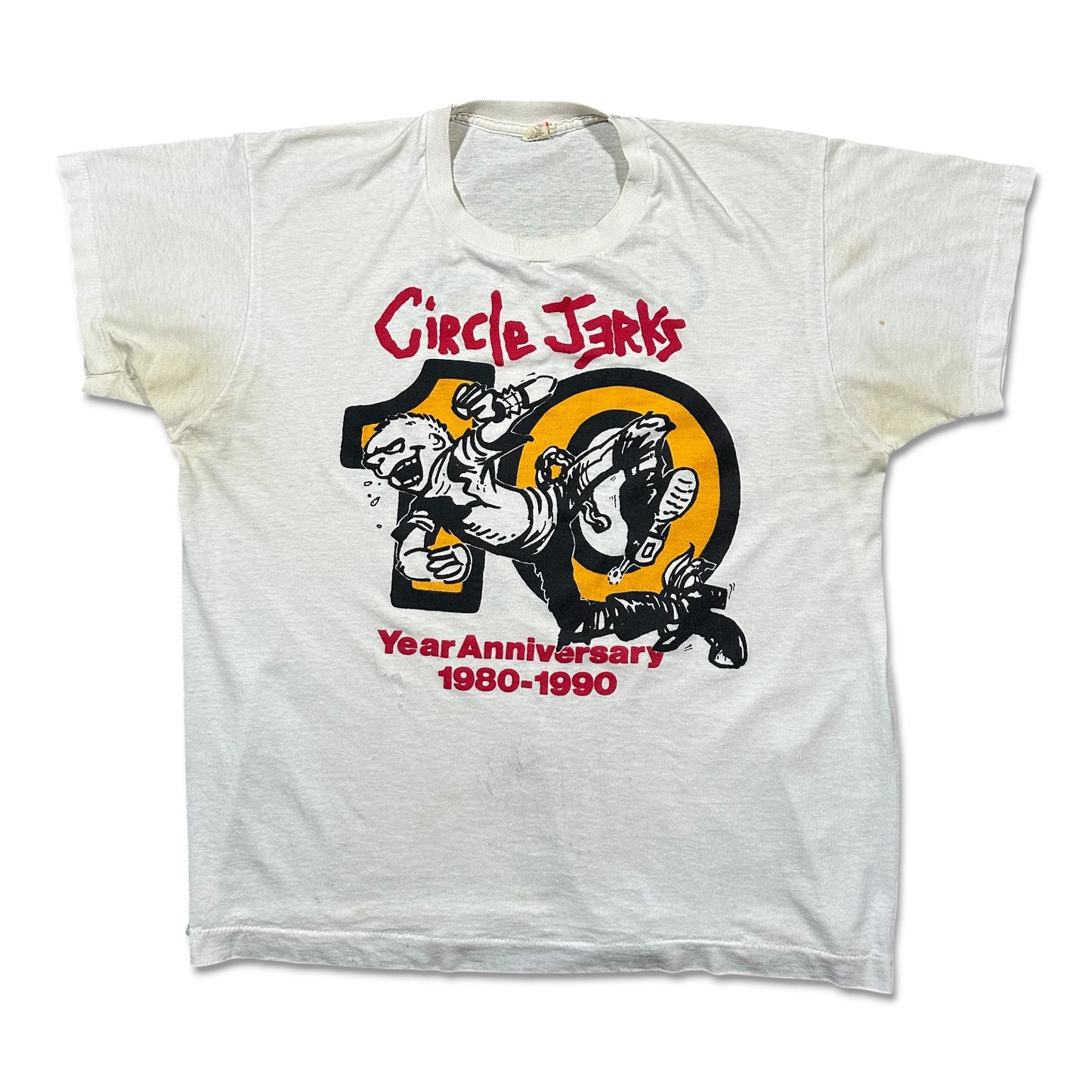1990 Vintage Circle Jerks "10 year Anniversary" Shirt