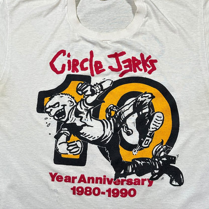 1990 Vintage Circle Jerks "10 year Anniversary" Shirt