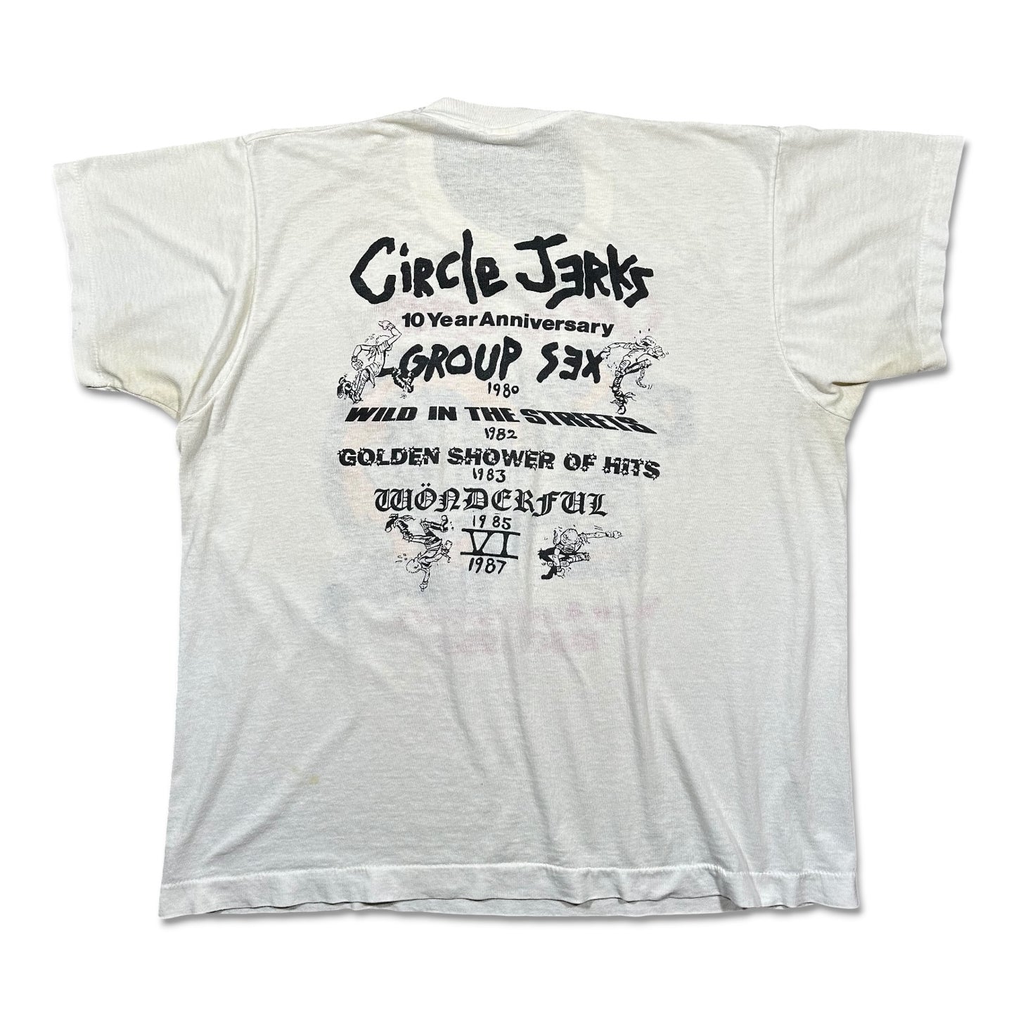 1990 Vintage Circle Jerks "10 year Anniversary" Shirt