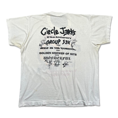 1990 Vintage Circle Jerks "10 year Anniversary" Shirt