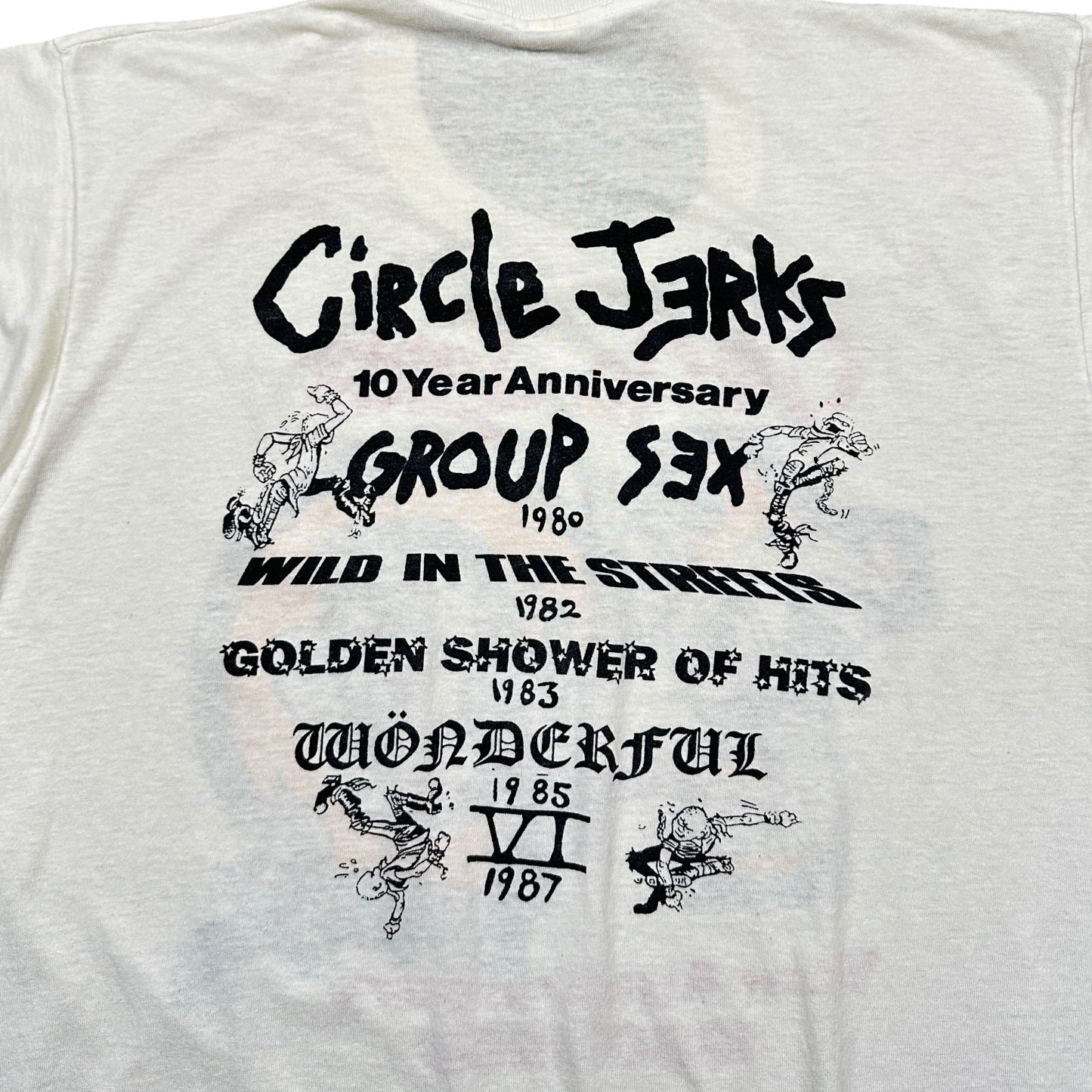 1990 Vintage Circle Jerks "10 year Anniversary" Shirt