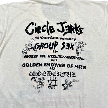 1990 Vintage Circle Jerks "10 year Anniversary" Shirt