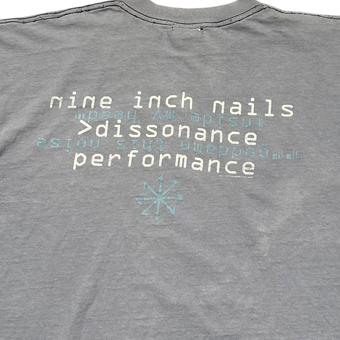 1995 Vintage Nine Inch Nails "Dissonance Performance" Shirt