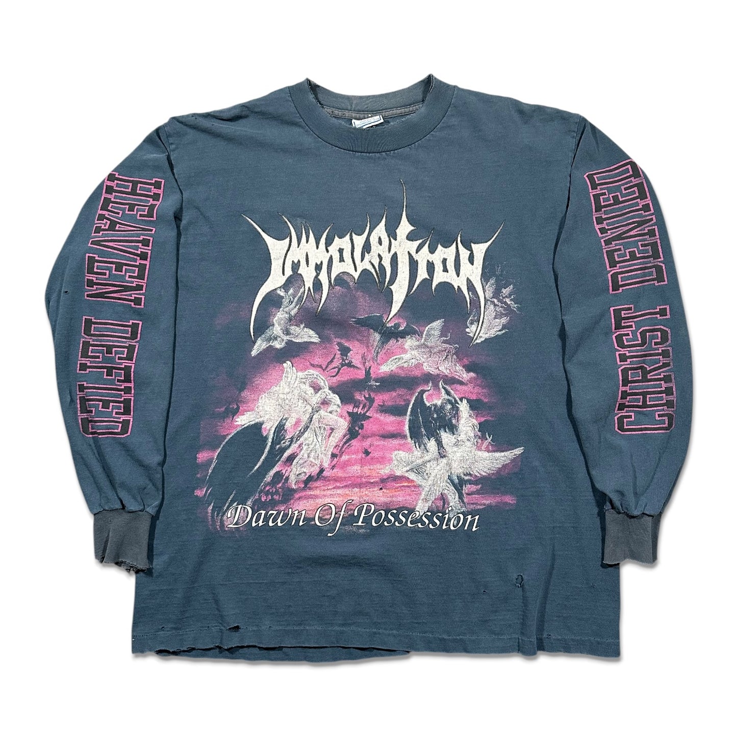 1990s Vintage Immolation "Dawn Of Possession" Longsleeve Shirt