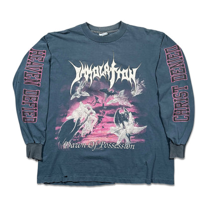 1990s Vintage Immolation "Dawn Of Possession" Longsleeve Shirt