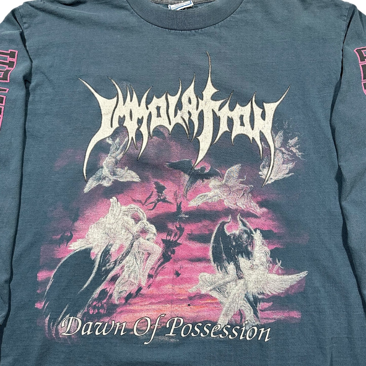 1990s Vintage Immolation "Dawn Of Possession" Longsleeve Shirt