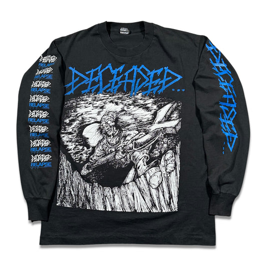 1990s Vintage Deceased "Luck Of The Corpse" Longsleeve Shirt