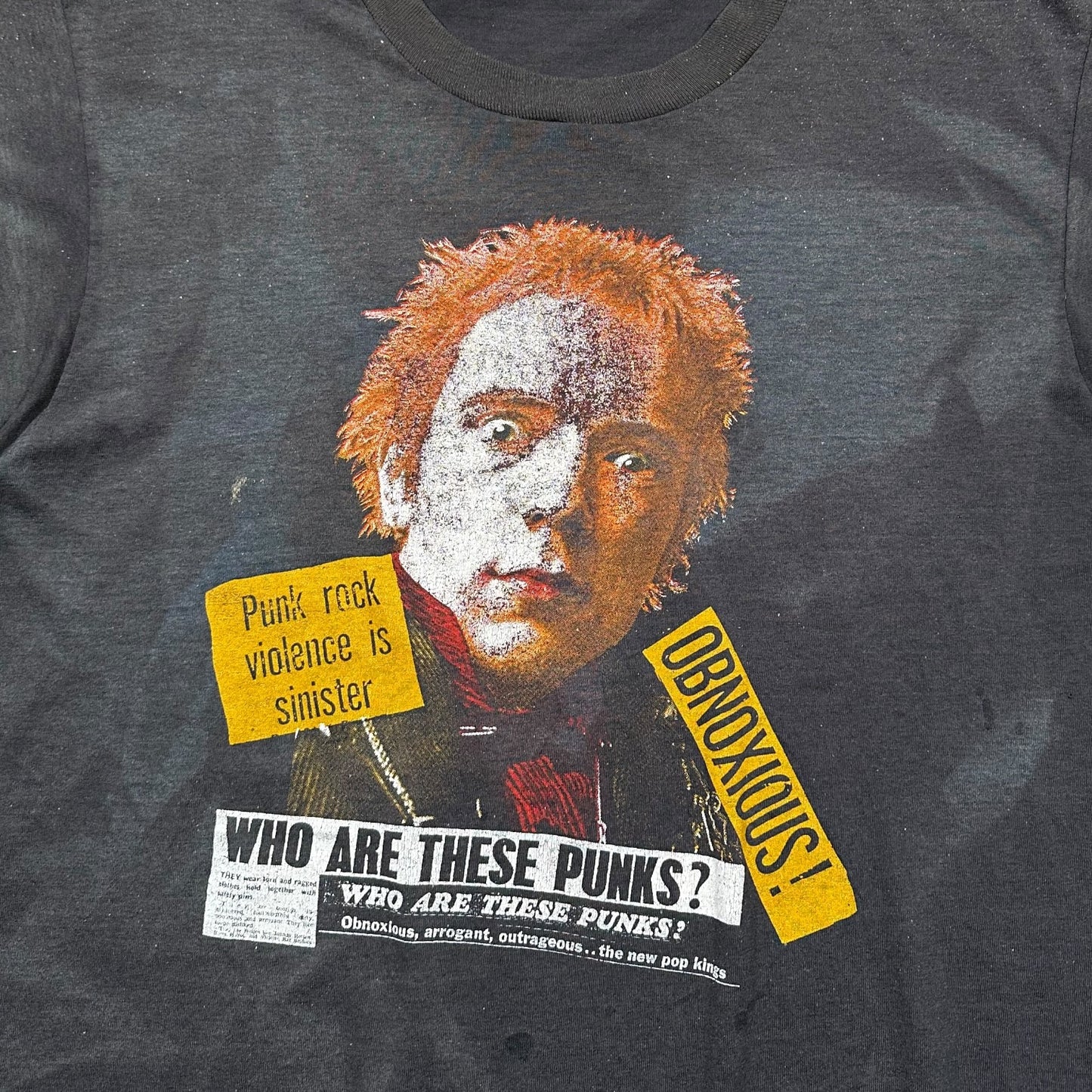 1980s Vintage Johnny Rotten Sex Pistols Shirt