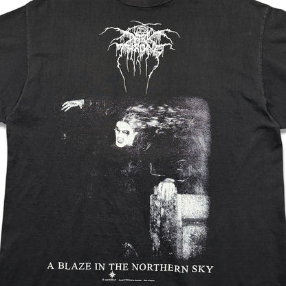 1990 Vintage Dark Throne "A Blaze In The Northern Sky" Shirt