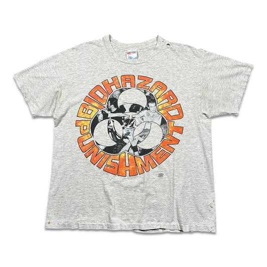1990 Vintage Biohazard "Punishment" Shirt