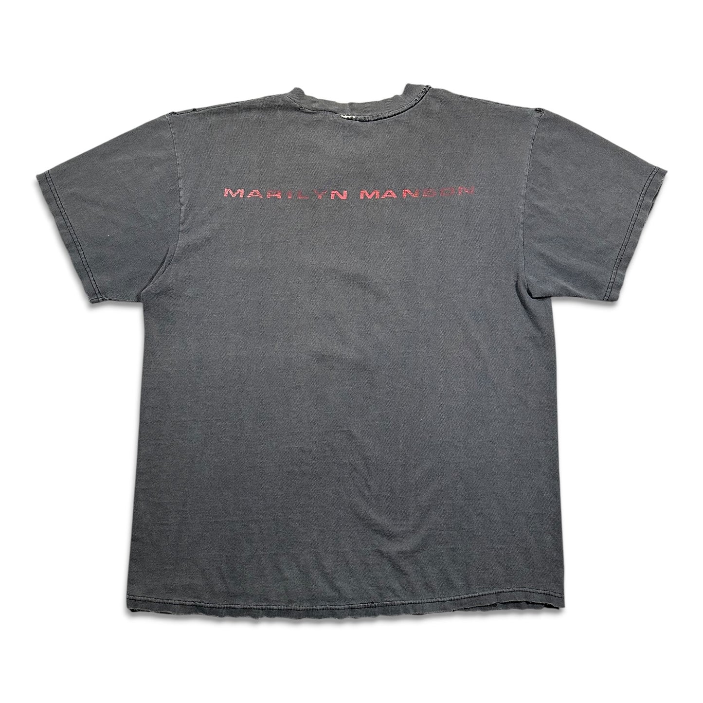 1998 Vintage Marilyn Manson "God Is In The TV" Shirt