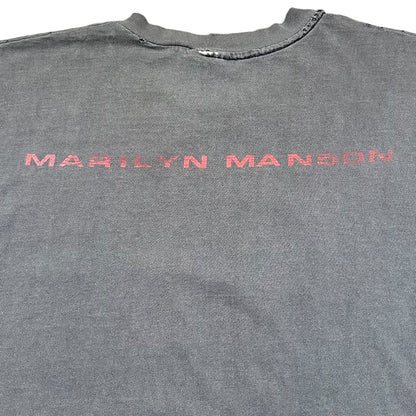 1998 Vintage Marilyn Manson "God Is In The TV" Shirt