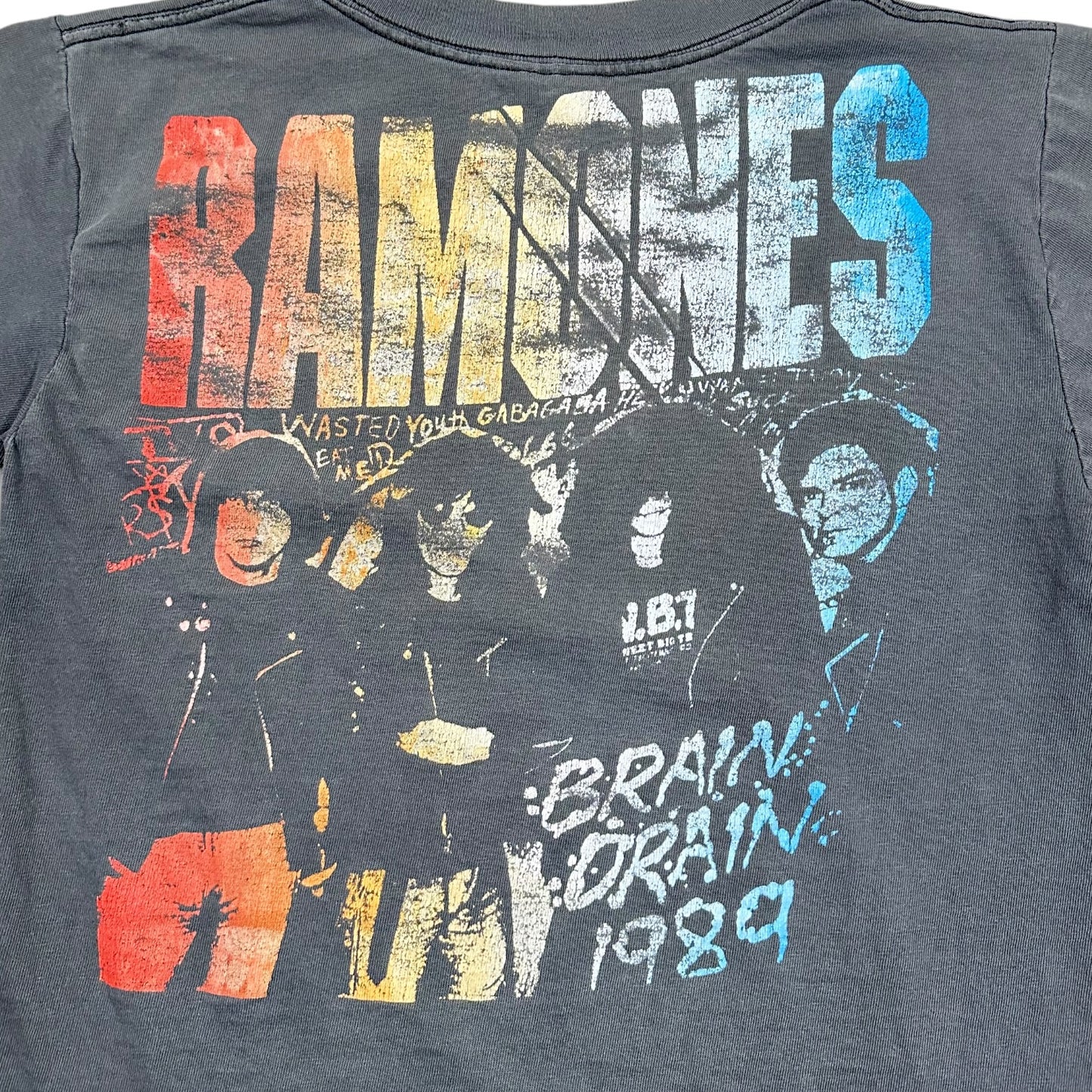 1989 Vintage Ramones "Brain Drain" Shirt