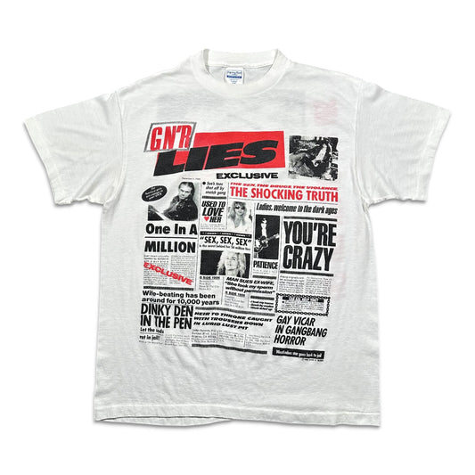 1989 Vintage Guns N' Roses "Lies Exclusive" Shirt