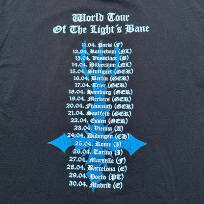 1996 Vintage Dissection "Storm Of The Light's Bane World Tour" Shirt