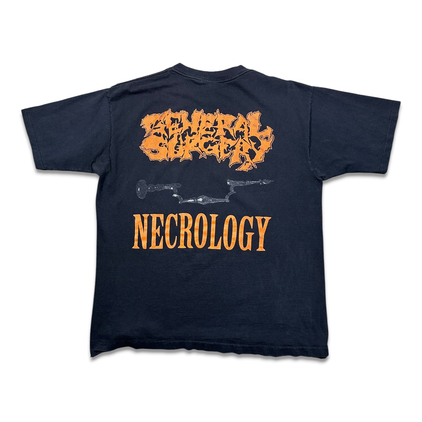 1990s Vintage General Surgery "Necrology" Shirt