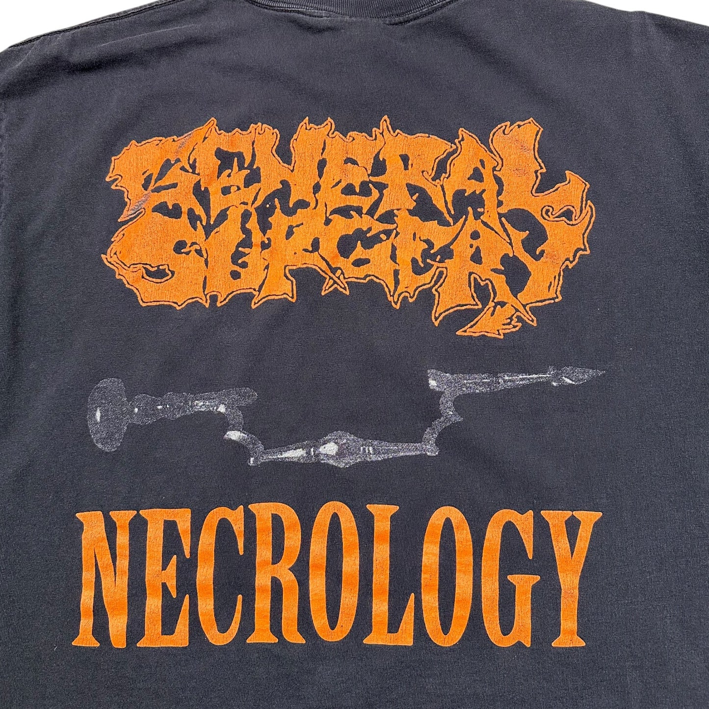 1990s Vintage General Surgery "Necrology" Shirt