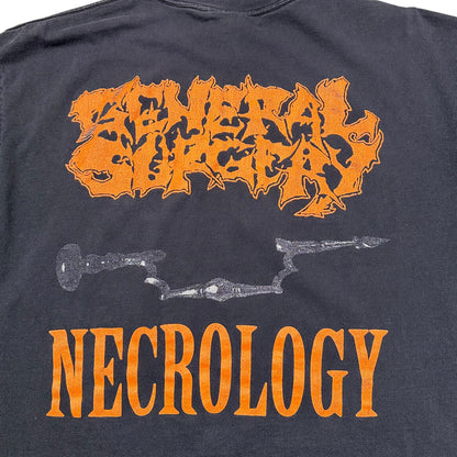 1990s Vintage General Surgery "Necrology" Shirt