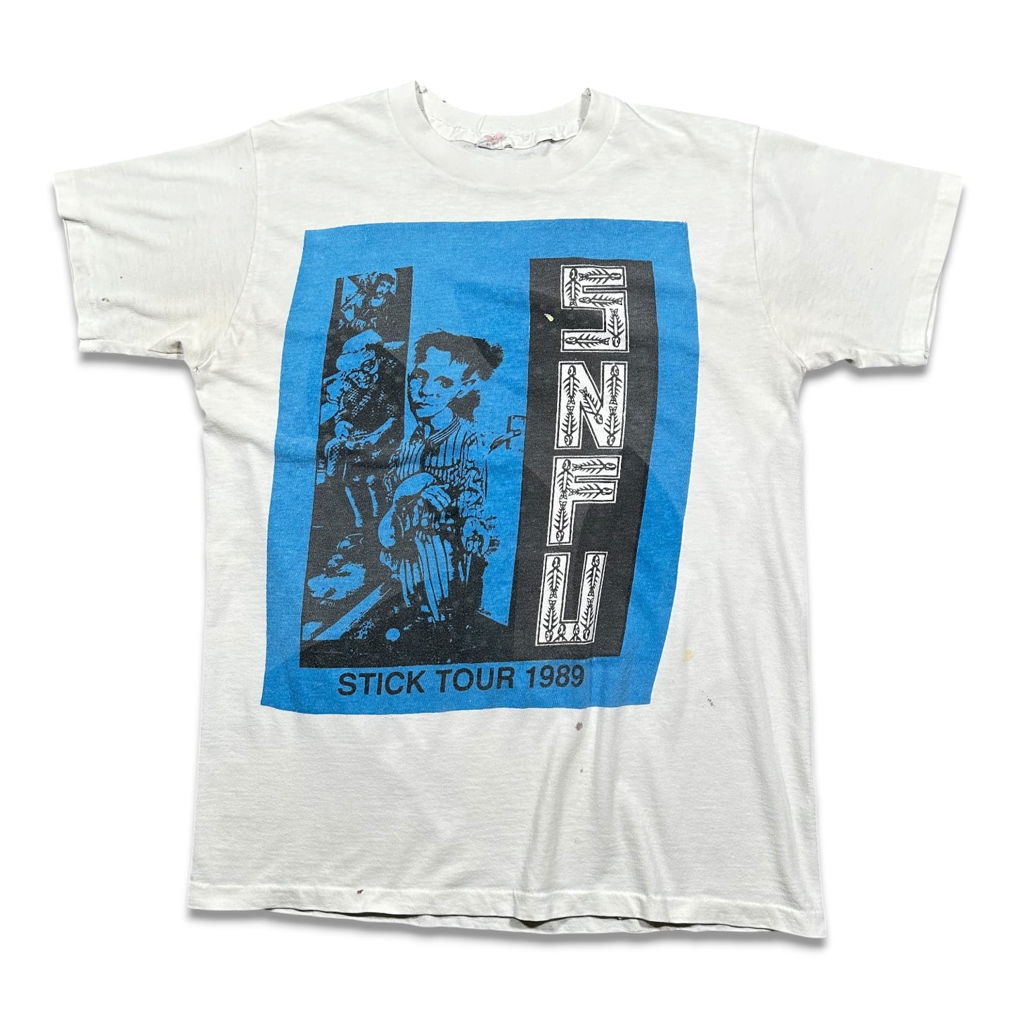 1989 Vintage SNFU "Stick Tour" Shirt