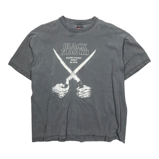 2000s Vintgae Black Flag "Everything Went Black" Shirt