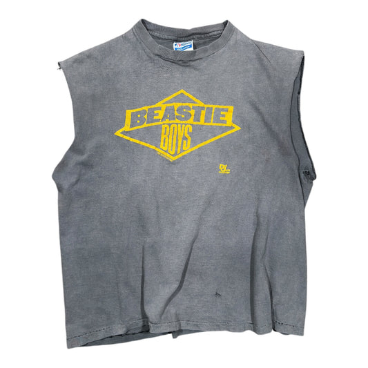 1980s Vintage Beastie Boys "Get Off My Dick" Cutoff Shirt