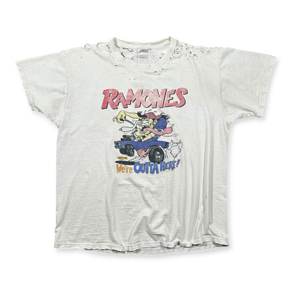 1990s Vintage Ramones "Hey Ho Let's Go" Shirt