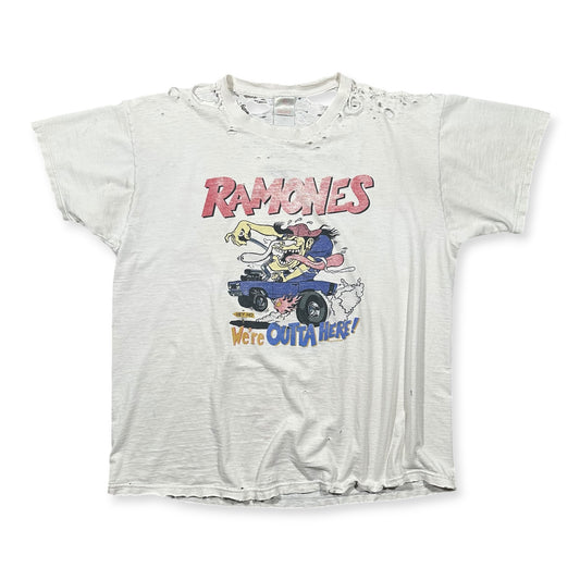 1990s Vintage Ramones "Hey Ho Let's Go" Shirt