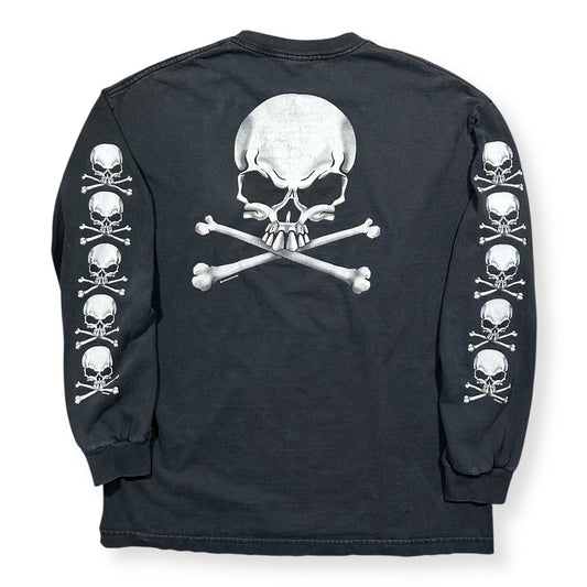 2000s Vintage Skull Longsleeves Shirt