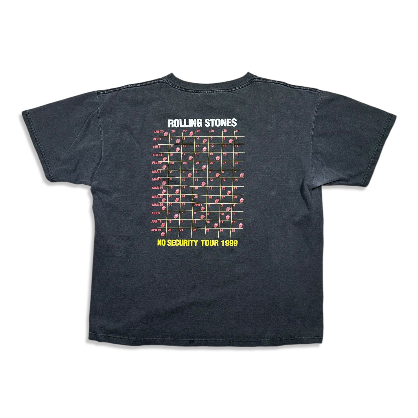 1990s Vintage Rolling Stones "No Security Tour" Shirt